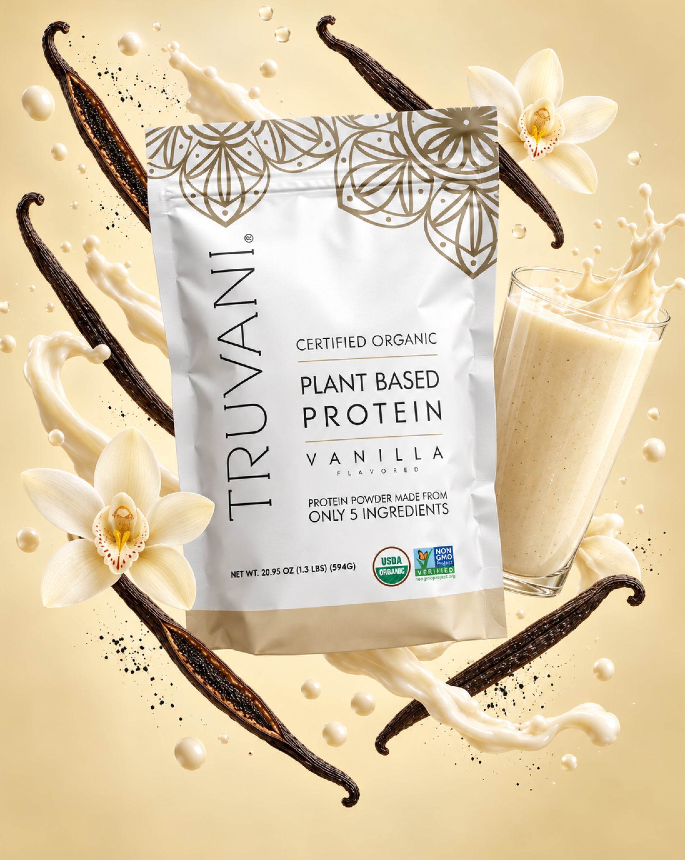 Vanilla protein powder
