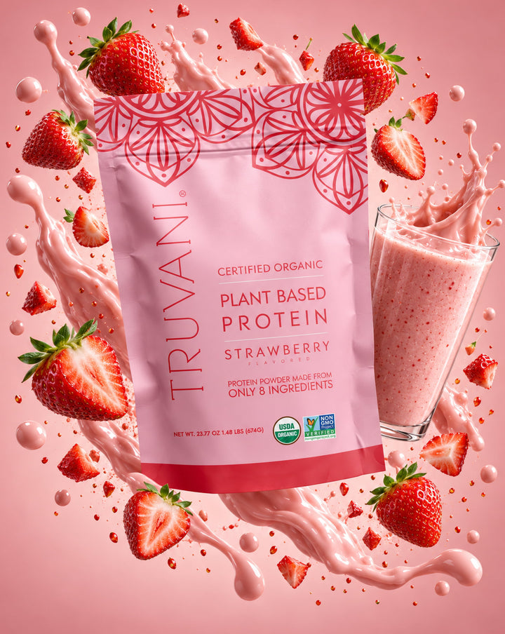 Strawberry protein powder