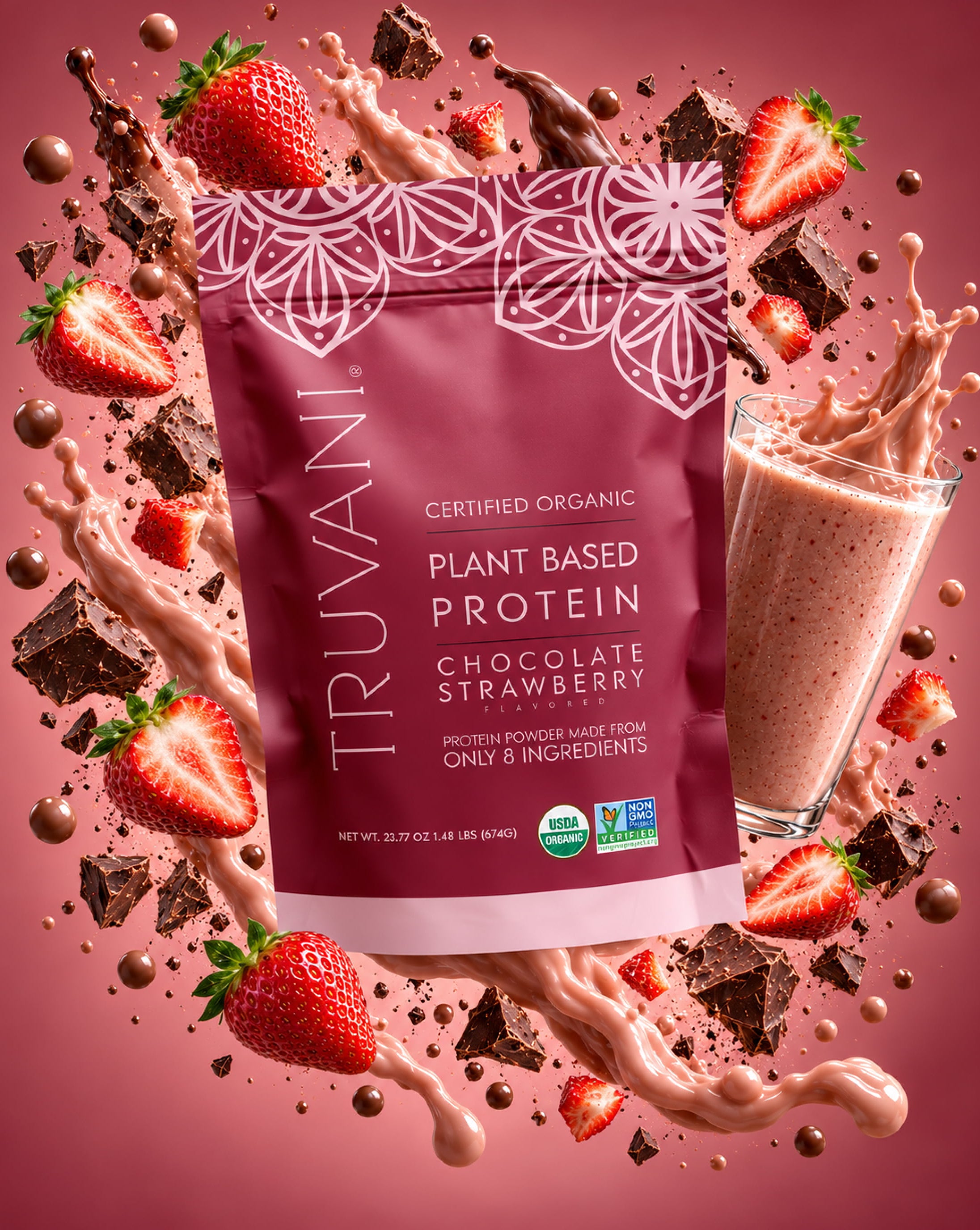 Chocolate Strawberry protein powder