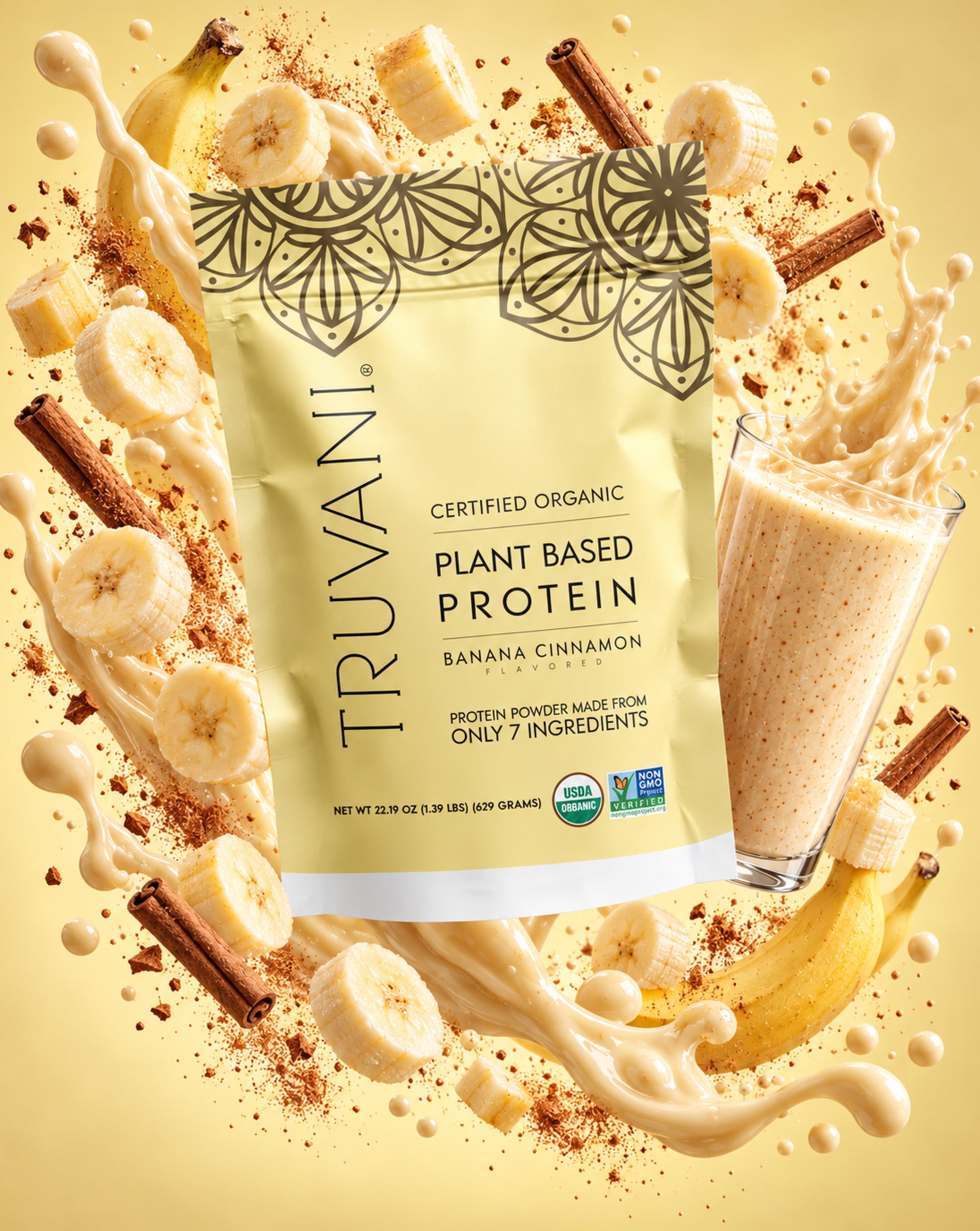 Banana Cinnamon protein powder