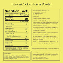 Plant Based Protein Powder (Lemon Cookie)