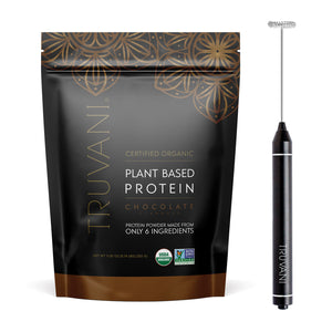 Chocolate Plant Based Powder (10 Servings) + FREE Frother