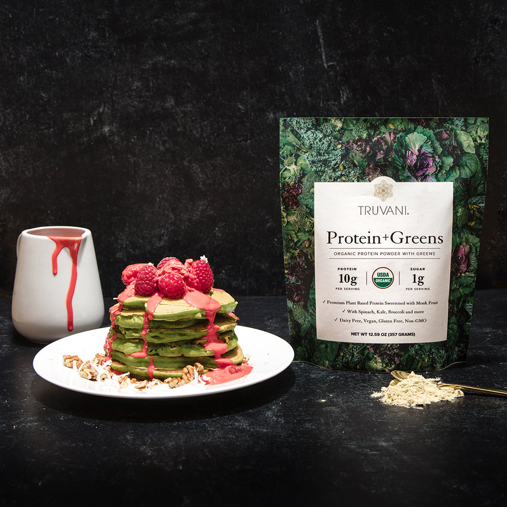 Trivani Organic. Plant Based. Protein + Greens from Truvani
