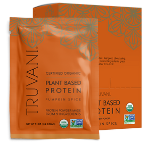 Plant Based Protein Powder (Pumpkin Spice) Single Serve - 10 Count Box