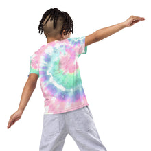 Truvani Logo Kids Tie-Dye Crew Neck T-Shirt