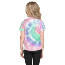 Truvani Logo Kids Tie-Dye Crew Neck T-Shirt