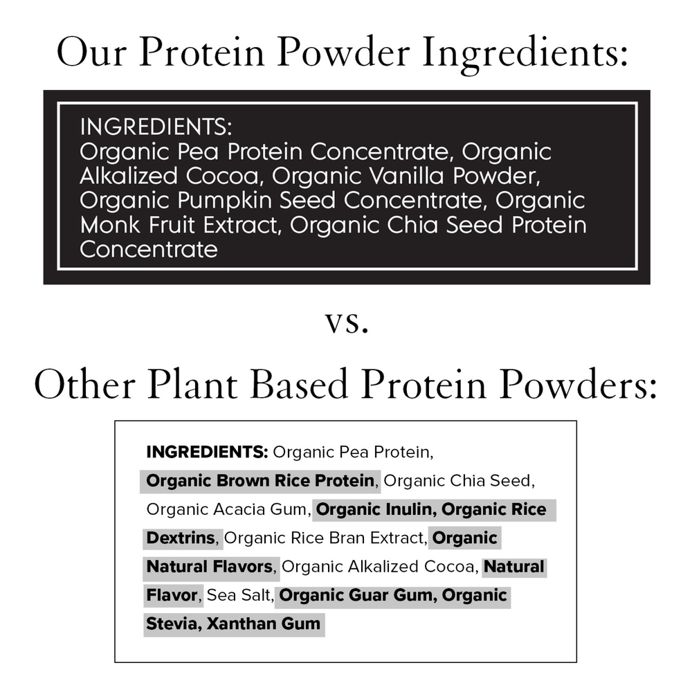 Truvani Organic Plant Based Chocolate Protein Powder