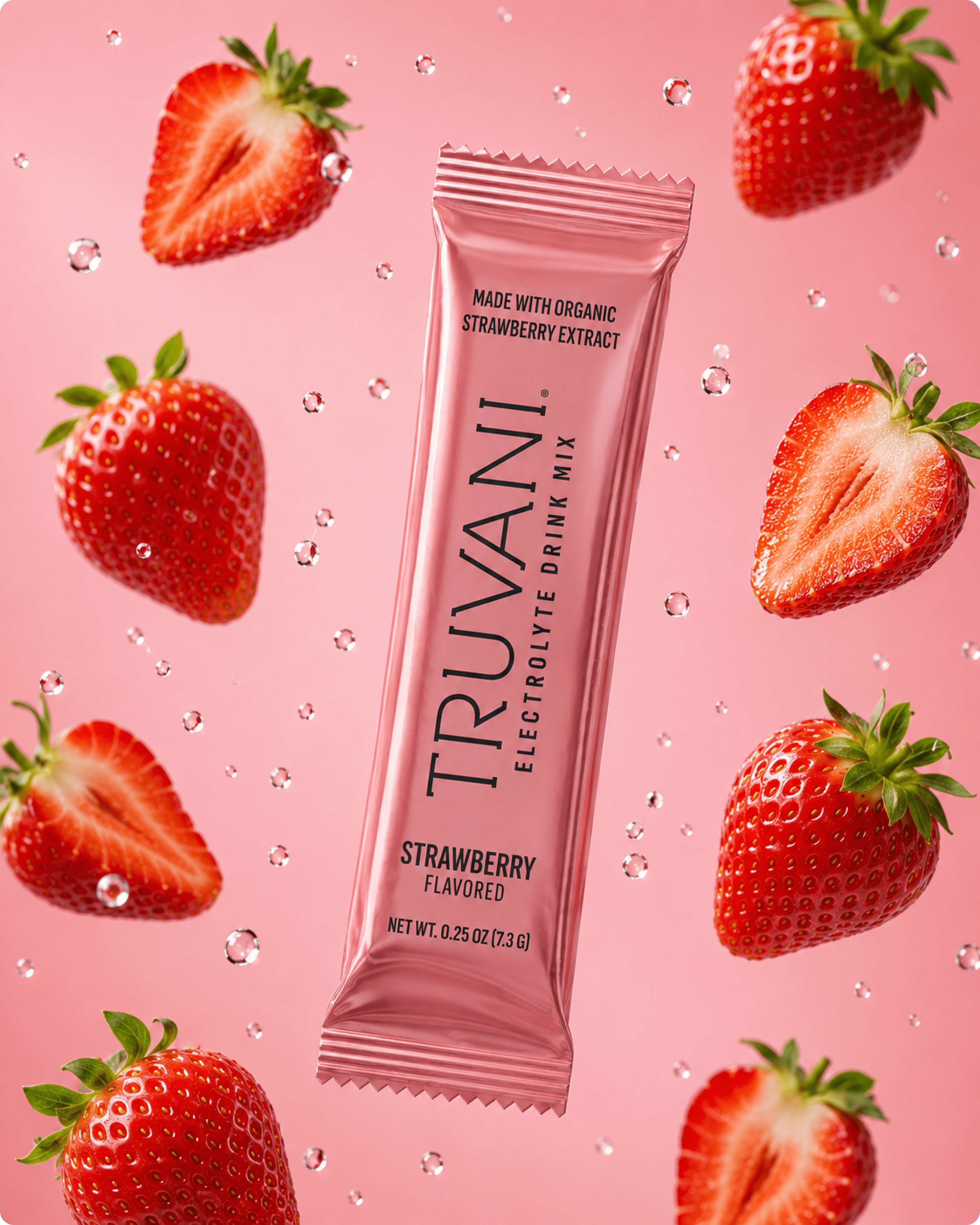 Strawberry electrolyte stick