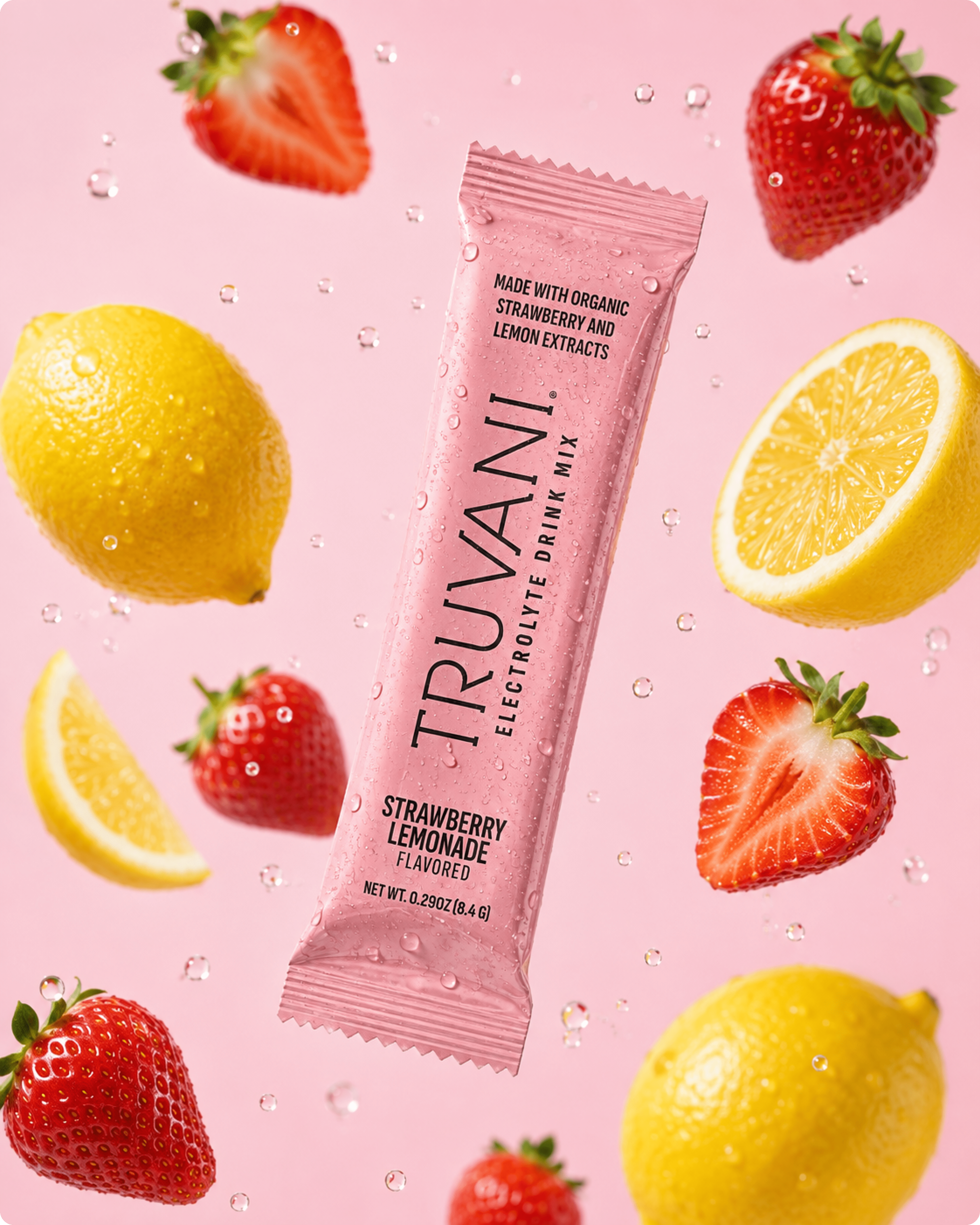 Strawberry Lemonade electrolyte stick