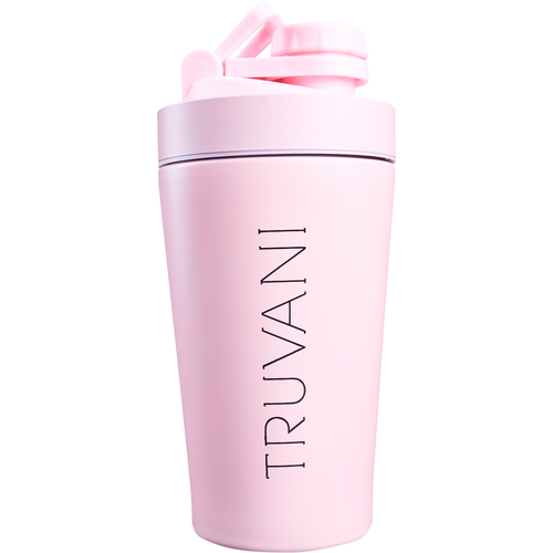 Truvani Metal Shaker Cup (Pink) - Free Gift