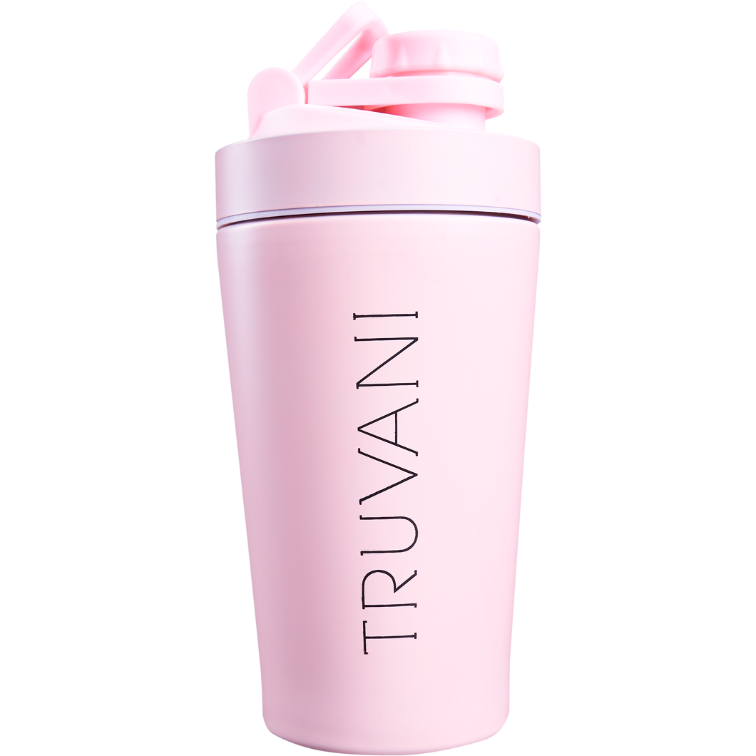 Truvani Metal Shaker Cup (Pink)