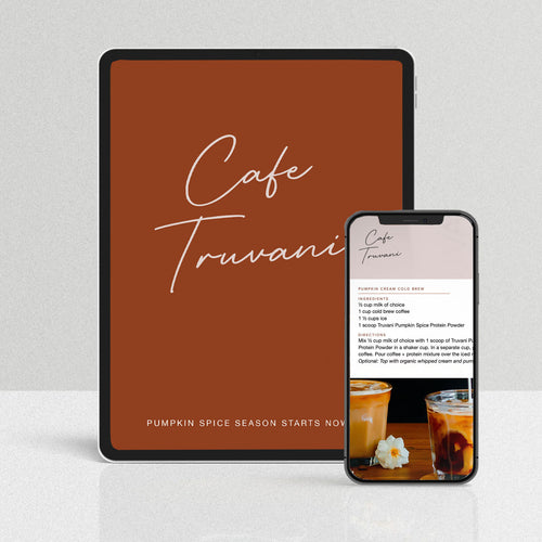 Cafe Truvani Fall Recipe eBook ($10.00 VALUE)