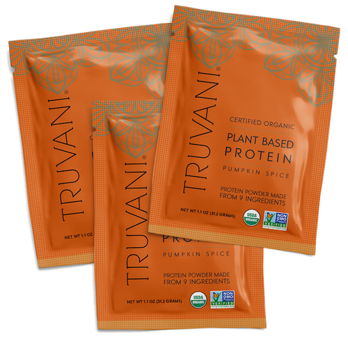 Plant Based Protein Powder (Pumpkin Spice) - Single Serving 3 Pack