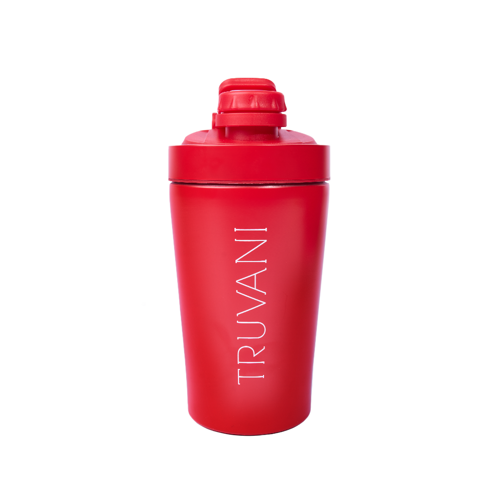 Truvani Metal Shaker Cup (Red)