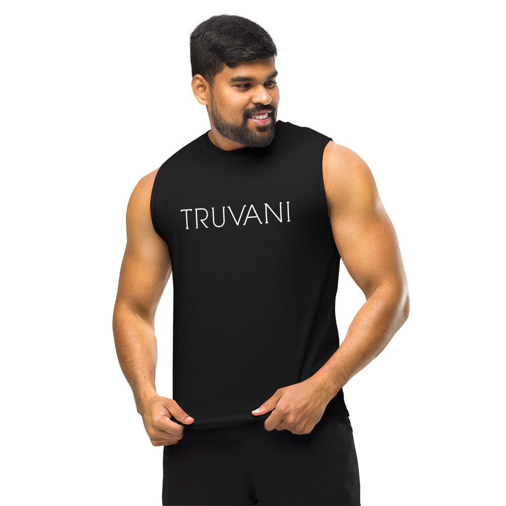 Truvani Logo Muscle Shirt