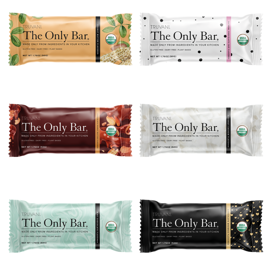 The Only Bar (6 Flavor Sample Pack, 7 Bars)