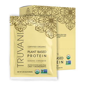 Plant Based Protein Powder (Banana Cinnamon) Single Serve - 10 Count Box