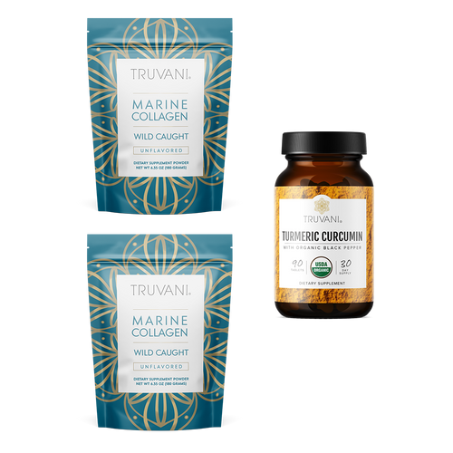 Natural Beauty Bundle (Collagen, Turmeric)