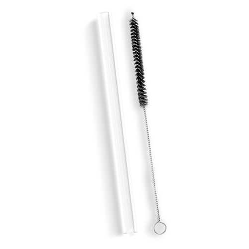 Glass Straw with Cleaning Brush