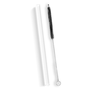 Glass Straw with Cleaning Brush