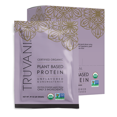 Plant Based Protein Powder (Unflavored & Unsweetened) Single Serve - 10 Count Box