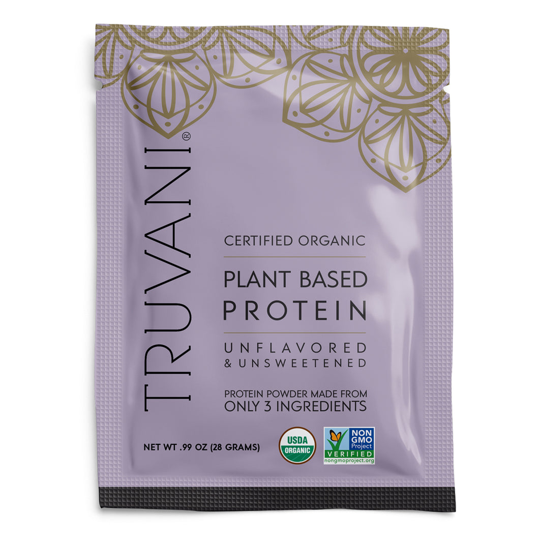 Plant Based Protein Powder (Unflavored & Unsweetened) - Single Serving Pack