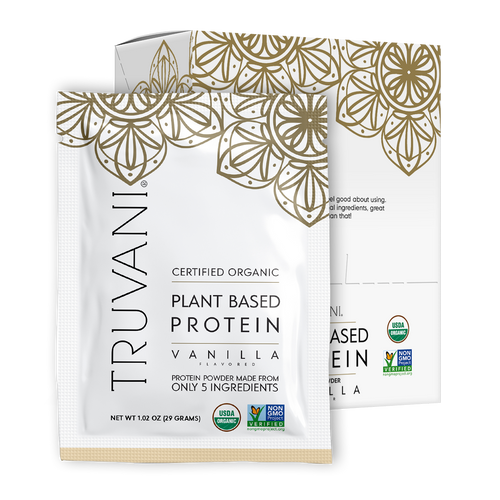 Plant Based Protein Powder (Vanilla) Single Serve - 10 Count Box